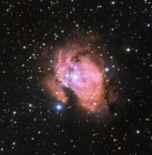 「宇宙の宝石」プログラムで撮影　ピンクに輝く星雲「Gum 46」