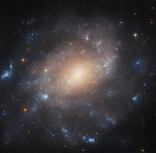かつて「ガラス」でとらえられた銀河の1つ渦巻銀河ESO 422-41　ハッブル望遠鏡が撮影