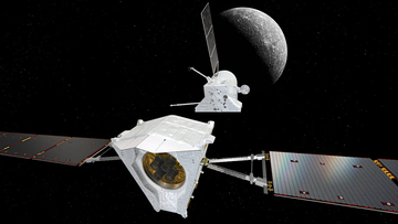 【ライブ配信予定を紹介】水星到着への第一歩　ベピコロンボの電気推進モジュールから「みお」とMPO分離