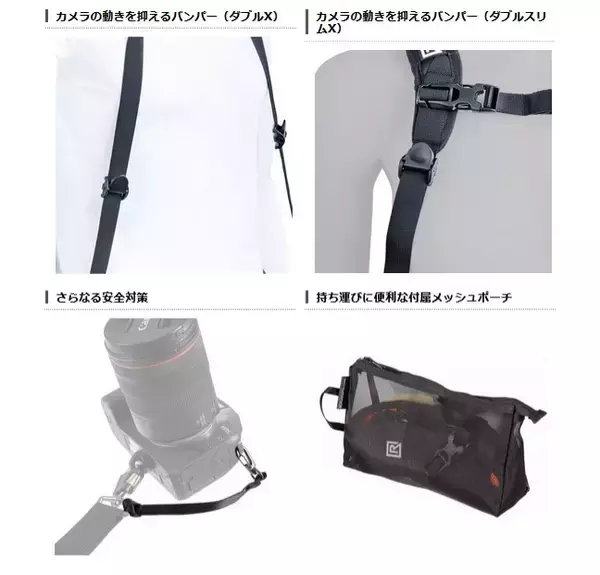 「速写と快適さを兼ね備えたストラップを提供するブランド「ブラックラピッド（BLACKRAPID）」よりカメラハーネスなど3種をリニューアル発売！」の画像