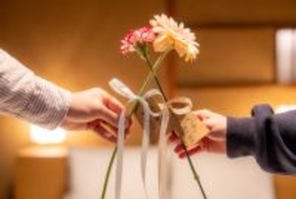 “花で気持ちを交わす”新しいバレンタイン体験　Nazuna 京都 御所／二条城で2月9日からスタート