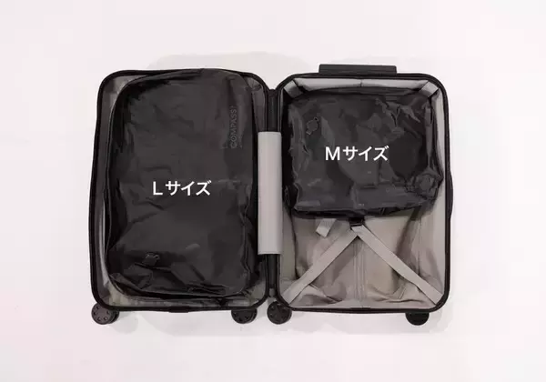 「【クラウドファンディング開始】出張のパッキングをわずか60秒で。時間も荷物も圧縮するコンプレッションバッグ」の画像