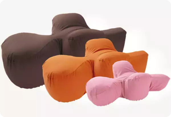 繰り返し洗えて、リラクッションをいつまでも清潔にリラクッション用カバーの新色が新登場