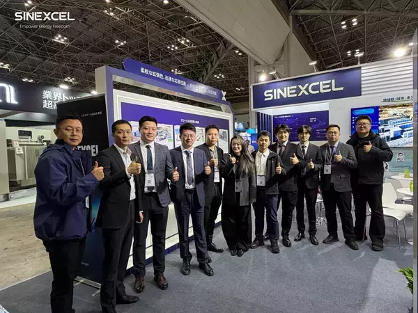 「SINEXCEL、1375kW PCSで周波数調整市場に本格参入、スマートエネルギーWeek 2026で日本企業と連携、国内50件超の実績」の画像