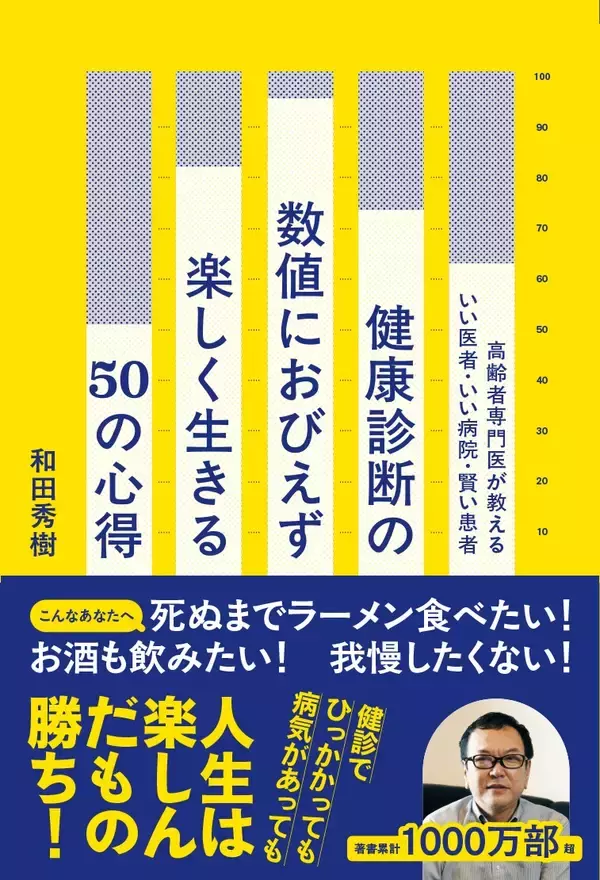 “死ぬまでラーメン食べたい！”を応援 著書累計1000万部超・和田秀樹の最新刊12/15発売 『健康診断の数値におびえず楽しく生きる50の心得』