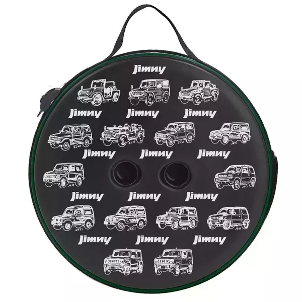 「『歴代のジムニーが並ぶ』折りたたみスツール、製品リニューアルで予約販売開始！」の画像