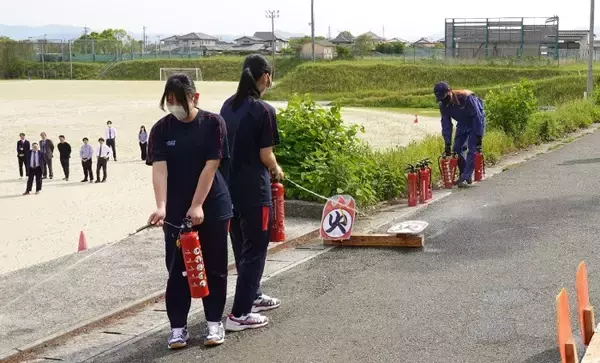 近畿大学附属福岡高等学校が「避難訓練」を実施　災害時に的確に判断し、自ら行動できる「自己防衛力」を養う