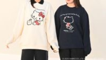 AWAJI HELLO KITTY APPLE LAND 限定グッズが新登場♪ ハローキティがデザインされたスウェットなど2種類　11月29日より順次販売開始