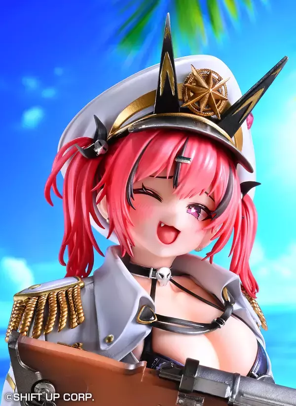 「大人気ゲーム勝利の女神：NIKKEより、海に憧れを抱くニケ　「マスト」が相棒モーガンと共に1/7スケールにてフィギュア化！」の画像