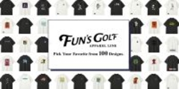 100種類のデザイン！FUN'S GOLFから遊び心のあるデザインのモックネックシャツが登場！