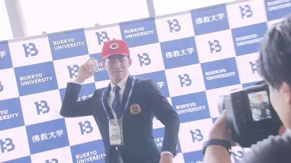 「【フロントドア】将来性豊かな長身右腕！ドラフト５位赤木晴哉投手＆ 期待の大型ショート！“シン・赤忍者”ドラフト６位西川篤夢選手をフカボリ！」の画像