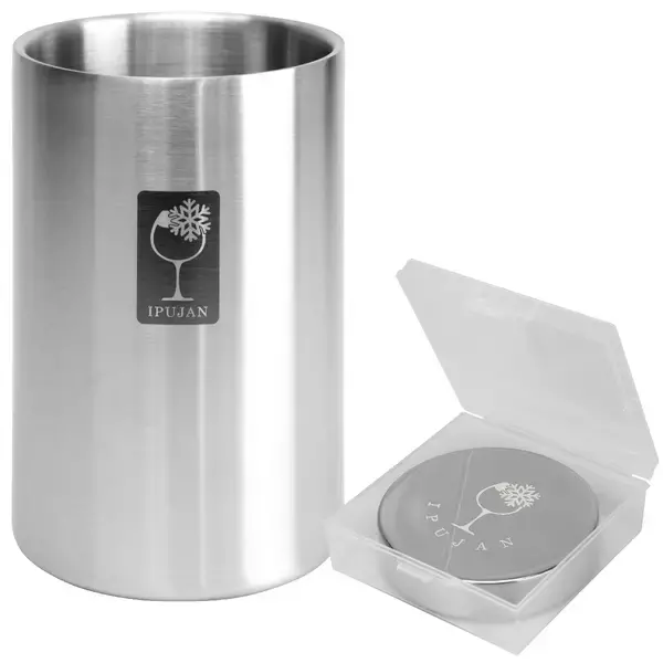 「氷なしで約5時間適温を保つ断熱二重壁ステンレス製ワインクーラー　IPUJAN Wine Chiller Bucketが「Amazon 新生活セール Final」に最大30％OFFの特別価格で参加」の画像