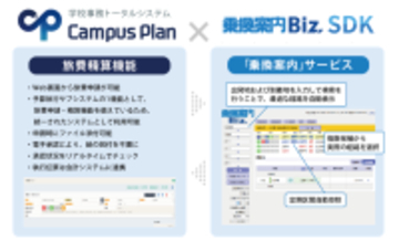 ジョルダン法人向けサービス「乗換案内Biz」がシステム ディ「Campus Plan」と連携開始