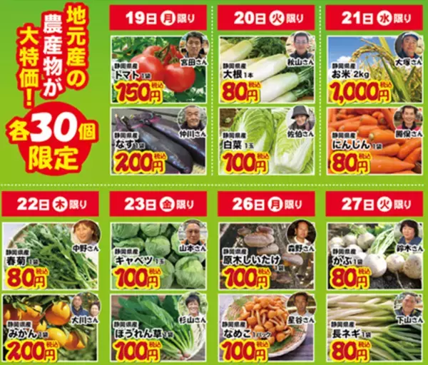 「＼伊豆・村の駅は、おかげさまで20周年／日頃のご愛顧に感謝を込めて「20周年大感謝祭」を1/17より開催　農産物20円市や人気商品が222円で手に入る特売　さらに100kg越え国産マグロの解体ショーも！」の画像