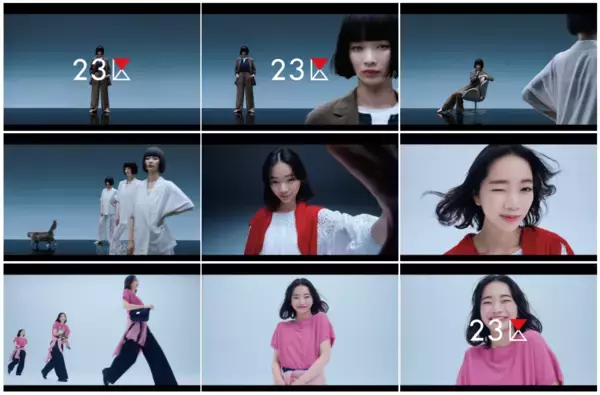 「COOL AI(アイ)とCUTE 愛、2人の見上愛が登場！二面性を表現した動画公開。ギャップに胸キュン！お茶目な笑顔やウインク披露 猫との共演も。メイキング動画＆インタビュー動画も」の画像