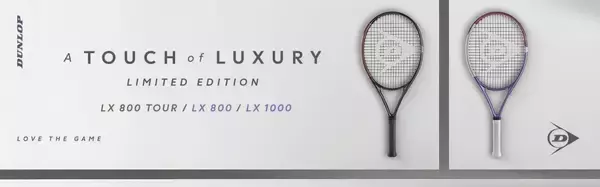 「ダンロップテニスラケット「LX」シリーズ限定カラーと新機種「LX800 TOUR」を数量限定で新発売！」の画像