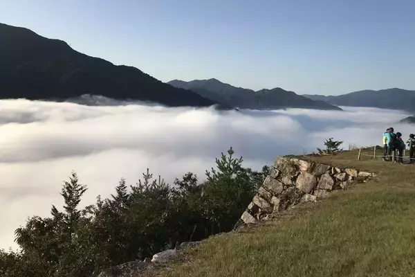 【兵庫】豊臣秀長が城代を務めた"天空の城"竹田城跡のふもとの宿雲の上に立つか、浮かぶ城跡を眺めるか9月からの雲海シーズンに「宿屋 天空」1名様5,500円〜