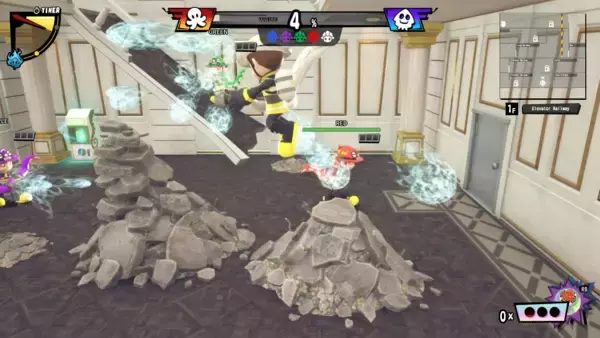 「消防士の中に紛れ込む“火をつけている奴（アーティスト）”を捕まえるオンラインマルチプレイアクションゲーム『OCTOPinbs』Steam®にて2026年春に発売決定！」の画像