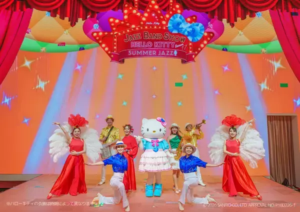 【三宮から約40分】 夏のお出かけはハローキティが歌って踊るシアターレストランへ！ HELLO KITTY SHOW BOX夏公演 『Hello Kitty Jazz Caliente!!』　7月2日開催