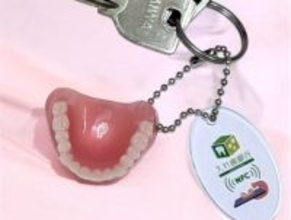 入れ歯の災害対策に、ICチップ搭載のミニチュア義歯を製作　無料データ保管の新規利用者を対象に、100個限定無料配布