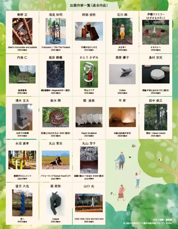 「【2/28〜3/22】都立小金井公園で初の野外アート展覧イベント「林の中からはじまるアート展2026」を開催」の画像