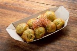 福岡県初！札幌で行列のできるたこ焼きえび焼き屋「なかよし屋」羅臼タコ漁師の浜茹でタコ使用3/11(水)ゆめマート永犬丸店オープン！