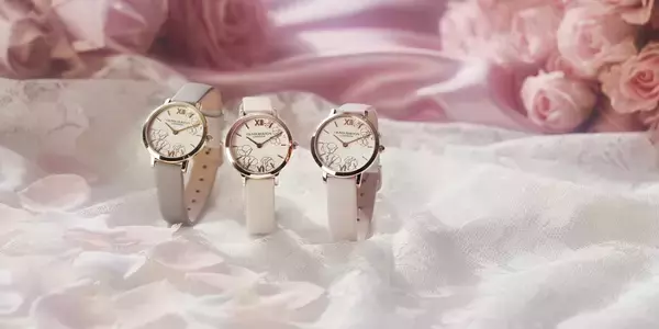 繊細な花々が咲く、春を纏う28mm。 オリビア・バートン新作腕時計「アブストラクトフローラル」