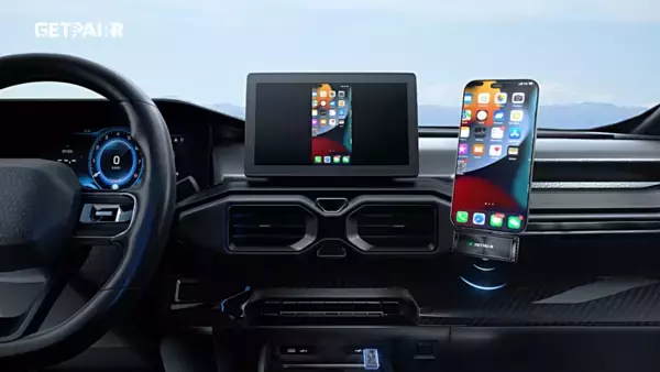 「車内で動画もナビもシームレスに操作！移動時間をもっと快適で自由にするWireless CarPlay×ミラーリング一体化「GetPairr Mirror Cast」で広がるドライブ体験」の画像