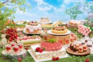 ホテル京阪 京橋 グランデ ストロベリーガーデンピクニック「いちごスイーツビュッフェ」を開催します