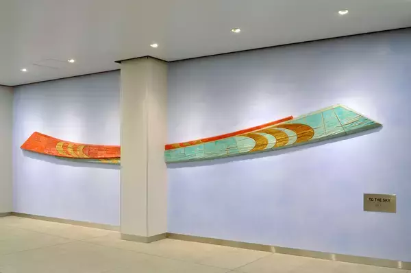 「とうきょうスカイツリー駅を彩る　澄川 喜一氏デザイン・監修の陶板レリーフ「TO THE SKY」新駅舎に移設し12月7日(日)から公開」の画像