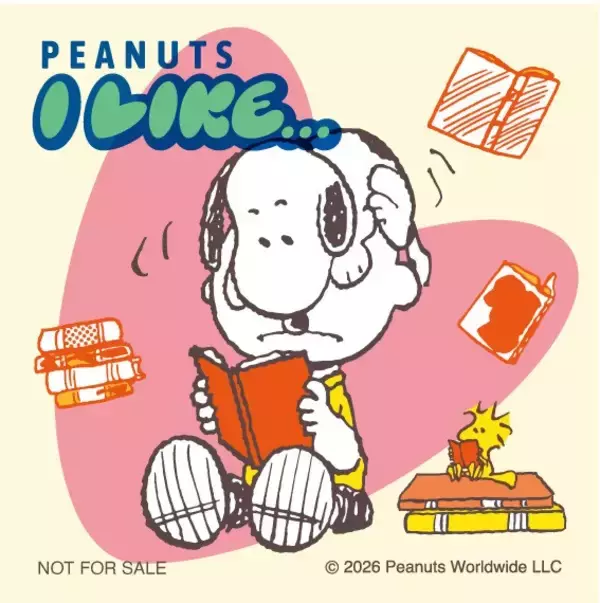 「PEANUTS BOOK FAIR 2026がスヌーピーの誕生日の8月10日より全国の書店123店舗で開催！」の画像