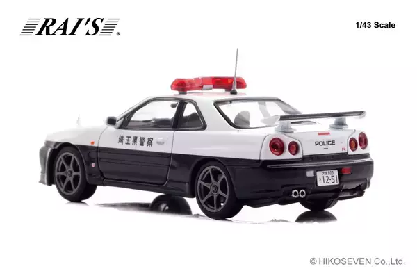 「R34スカイラインGT-Rのパトカーが装備をリニューアルしミニカーで登場！1月9日より予約受付開始、各限定500個」の画像