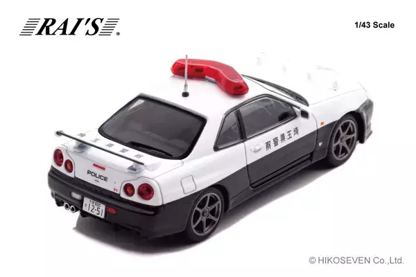 「R34スカイラインGT-Rのパトカーが装備をリニューアルしミニカーで登場！1月9日より予約受付開始、各限定500個」の画像