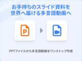 「ブレインウッズ、AI音声とプロ翻訳を組み合わせた多言語動画制作を強化」の画像1
