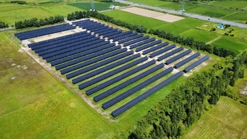 北海道美唄市で、安藤ハザマ保有発電所として最大規模となる太陽光発電所の運転を開始