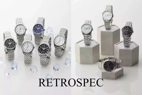 「日本の時計作りを受け継ぐ伝統工法による光と影が織り成す日本生まれの機械式腕時計「Azusa RETROSPEC」3月17日(火)よりMakuakeにて先行予約販売開始！」の画像