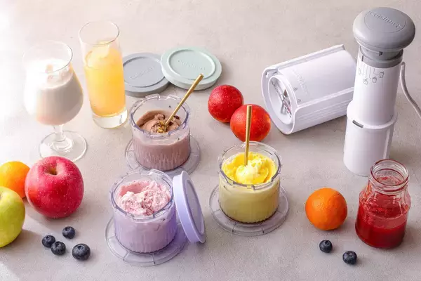 押すだけ、わずか1分で完成！自分好みに楽しめる新感覚アイスクリームメーカー　クイジナート「フローズンデザートメーカー」2026年4月下旬発売