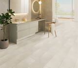 「老舗フローリングメーカー・イクタからの新提案　防水仕様で水回りに使える、業界初※の高圧メラミン化粧板フローリングサニタリーフロアー「メラノーブル」を2026年4月7日より受注開始」の画像2