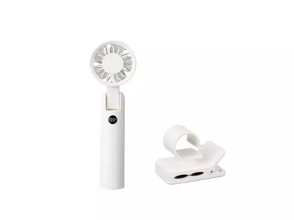 ハンズフリーで“ながら涼感”日傘に装着できる「日傘用ハンディファン(YM-508HS)」2026年4月中旬より販売開始