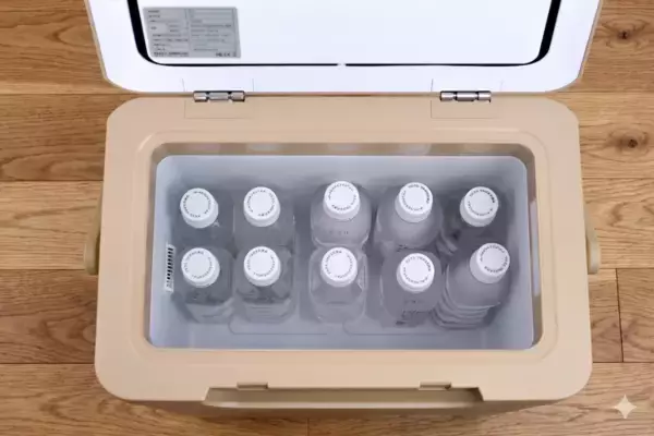 「ポータブル冷蔵庫を普段使いしたらスタッフの週末の買い物がラクになった話」の画像