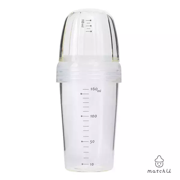 「ニップルが付けられる哺乳瓶「matchU」が2/1よりECサイトで数量限定販売開始」の画像