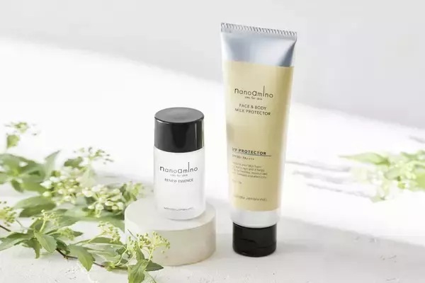 「紫外線ダメージを受けやすい季節の肌を、心地よくケア　ナノアミノスキンより、UVケアとスキンケアの2アイテムを2026年2月24日から同時発売中」の画像