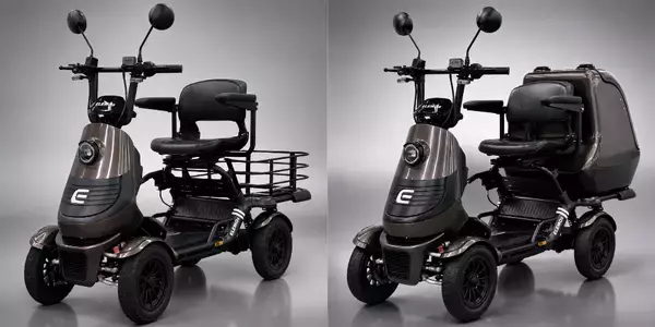 免許不要で乗れる特定小型4輪「ELEGRAN」に、ひじ掛け標準装備の最上位「PREMIUM」登場
