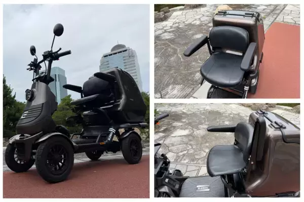 「免許不要で乗れる特定小型4輪「ELEGRAN」に、ひじ掛け標準装備の最上位「PREMIUM」登場」の画像