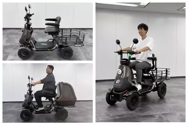 「免許不要で乗れる特定小型4輪「ELEGRAN」に、ひじ掛け標準装備の最上位「PREMIUM」登場」の画像