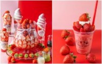 【3/1(日)から】ビル一棟まるごといちごスイーツ専門店より人気のごろごろいちごメニューにいちごスムージーが新登場！