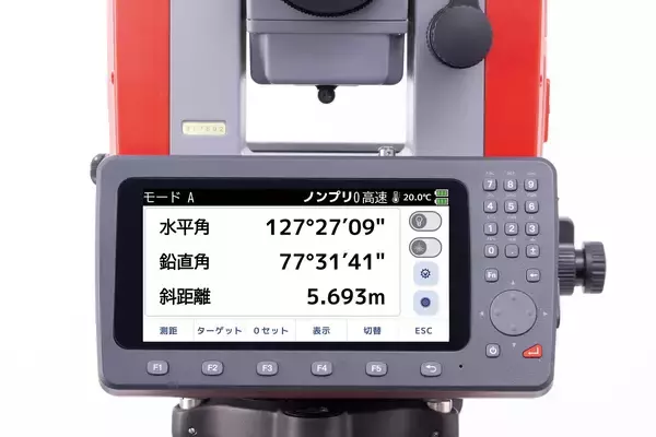 「PENTAX、5.5インチ大画面の新トータルステーション「R-600シリーズ」国内販売を開始」の画像