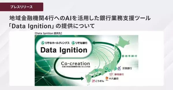 地域金融機関4行へのAIを活用した銀行業務支援ツール「Data Ignition」の提供について