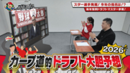 広島ホームテレビ【カープ道】「ドラフト大胆予想２０２６」
