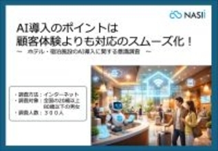AI導入のポイントは顧客体験よりも対応のスムーズ化！ホテル・宿泊施設のAI導入に関する意識調査